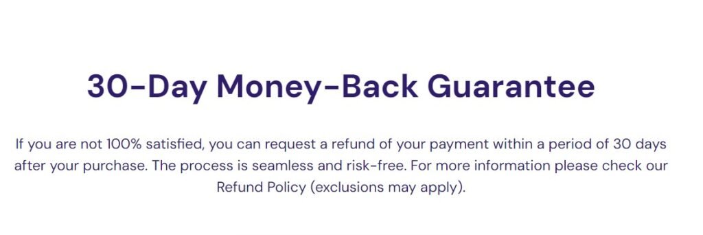 hostinger: Money Back Guarantee